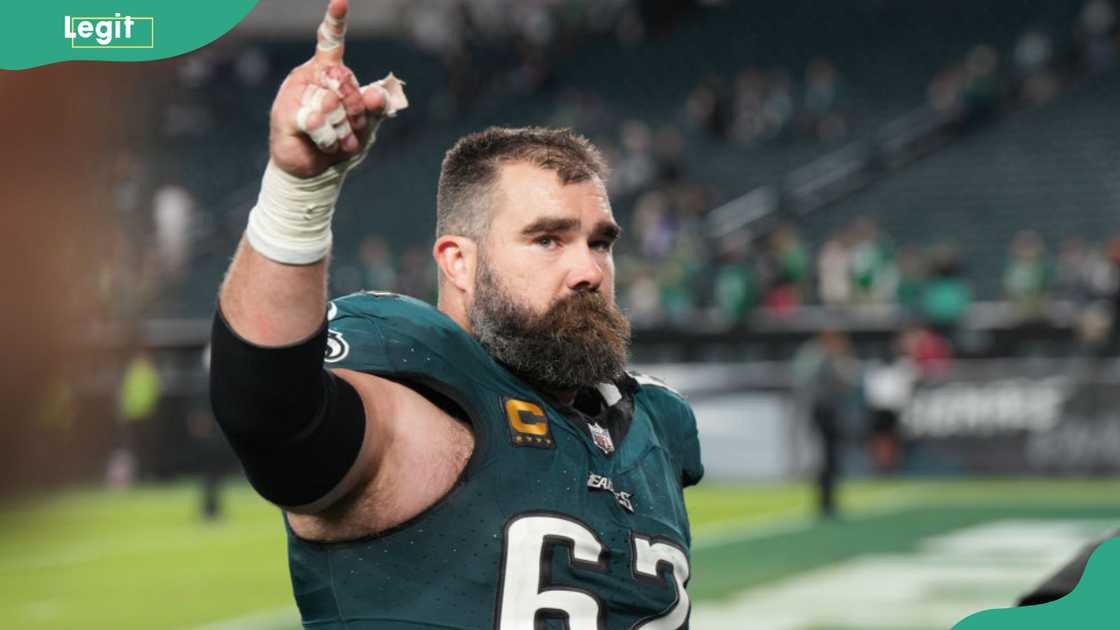 Philadelphia Eagles center Jason Kelce (62) at Lincoln Financial Field, in Philadelphia, PA