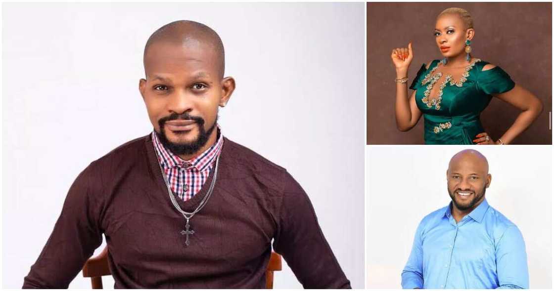 Actor Uche Maduagwu, May Edochie Actor Uche Maduagwu, May Edochie