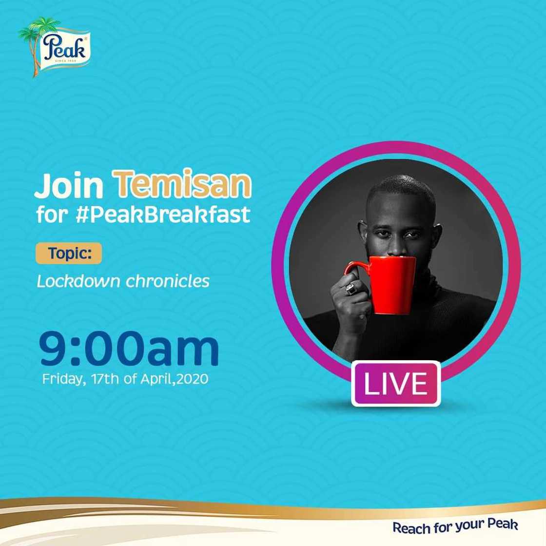 PeakBreakfast table talk: Lasisi, Tomike, others ‘edu-tain’ Nigerians on lockdown chronicles PeakBreakfast table talk: Lasisi, Tomike, others ‘edu-tain’ Nigerians on lockdown chronicles