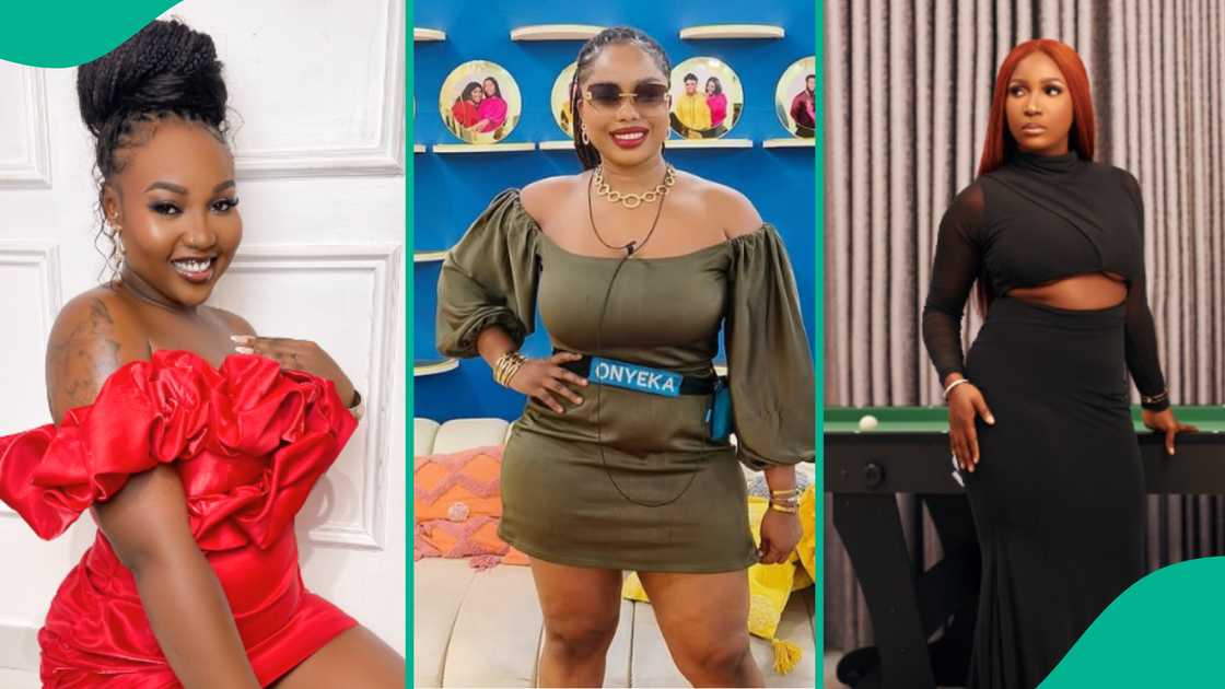 BBNaija: Onyeka tackles Rhuthee, Dami and Chinwe after evicted housemates picked fight.