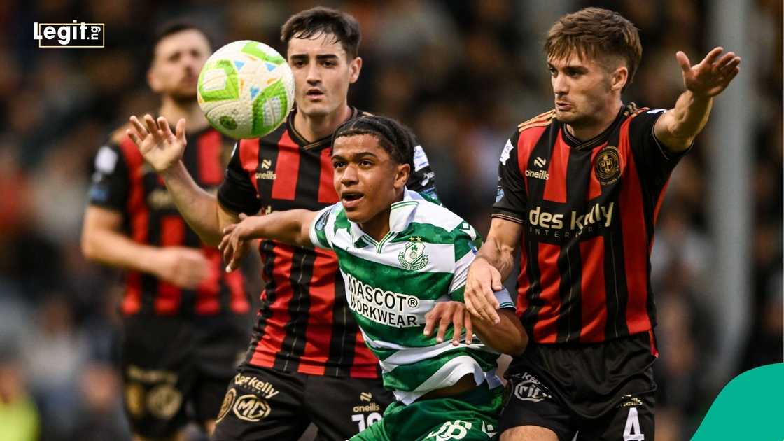 Victor Ozhianvuna, Bohemians, Shamrock Rovers, Dalymount Park, Dublin, Football. Victor Ozhianvuna, Bohemians, Shamrock Rovers, Dalymount Park, Dublin, Football.