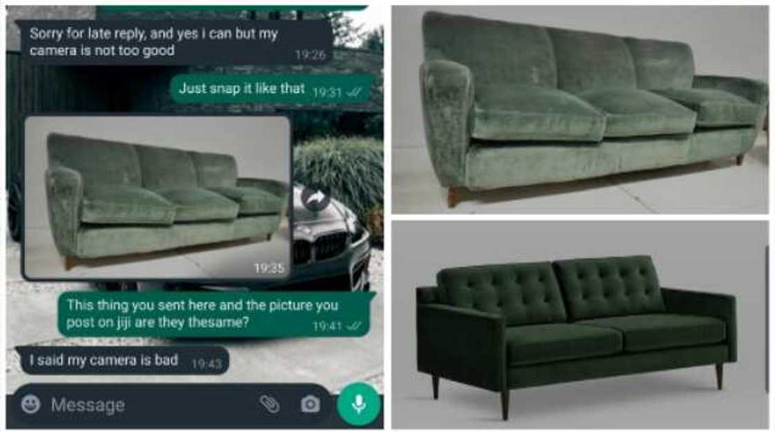 Online vendors has been caught trying to sell an old chair for a whopping N120k Online vendors has been caught trying to sell an old chair for a whopping N120k