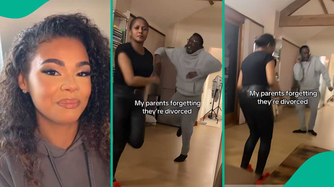 Lady shares video of her parents dancing despite divorce. Lady shares video of her parents dancing despite divorce.