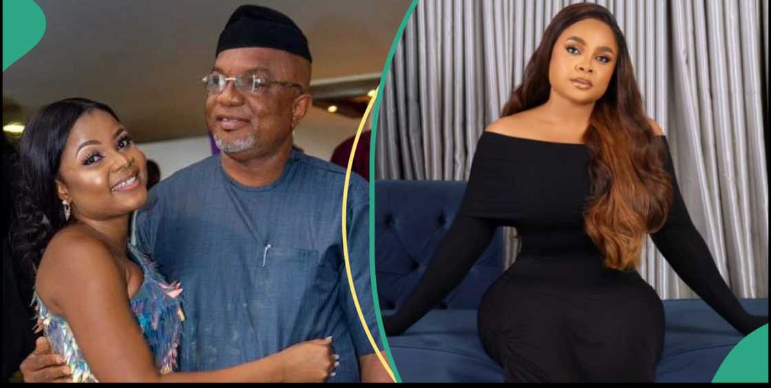 Bimbo Ademoye celebrates dad on his birthday Bimbo Ademoye celebrates dad on his birthday
