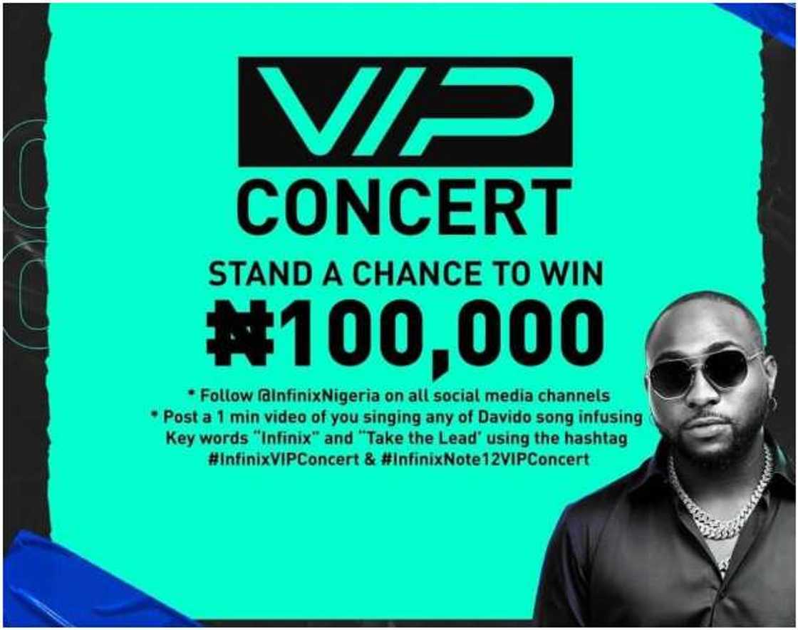 ‘INFINIX VIP CONCERT: TAKE THE LEAD WITH DAVIDO’ ‘INFINIX VIP CONCERT: TAKE THE LEAD WITH DAVIDO’
