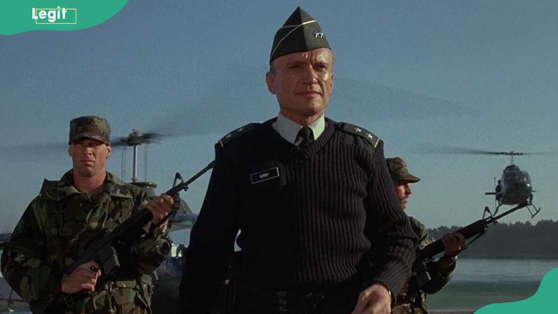 James Olson as Major General Franklin Kirby James Olson as Major General Franklin Kirby