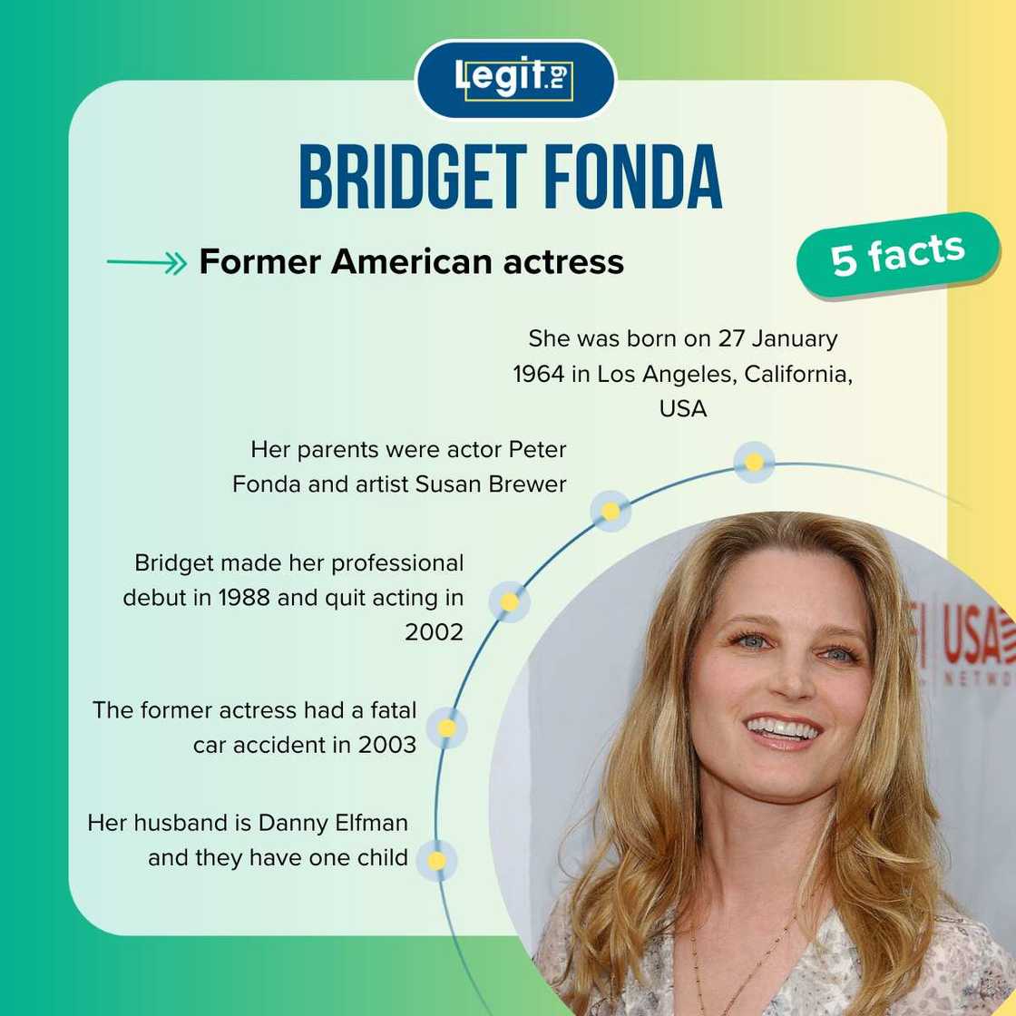 Five facts about Bridget Fonda Five facts about Bridget Fonda