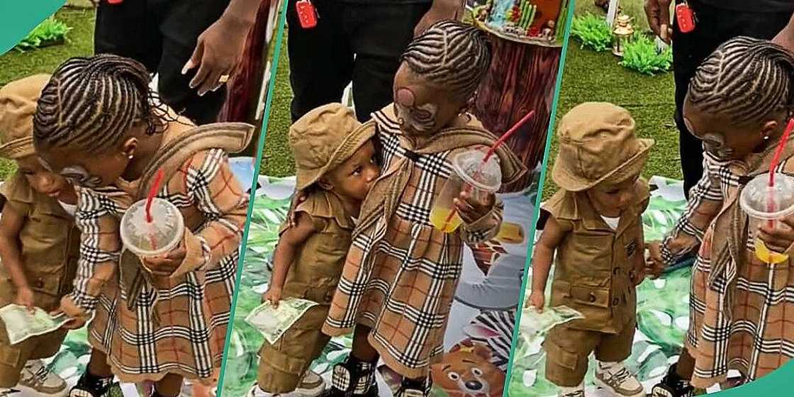 Little boy refuses to give out his N500 Little boy refuses to give out his N500