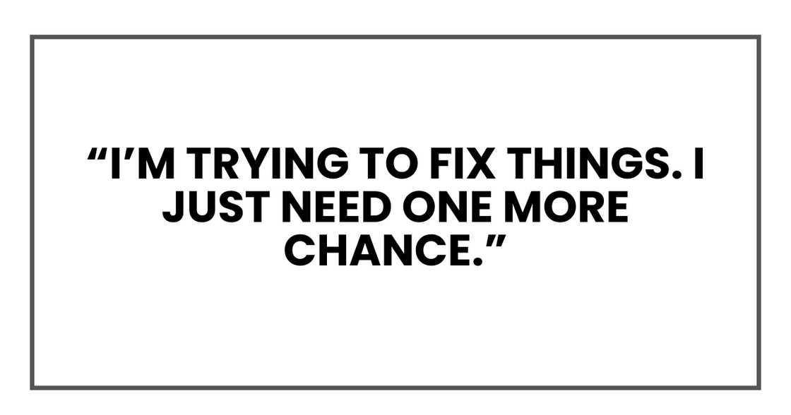 I’m trying to fix things