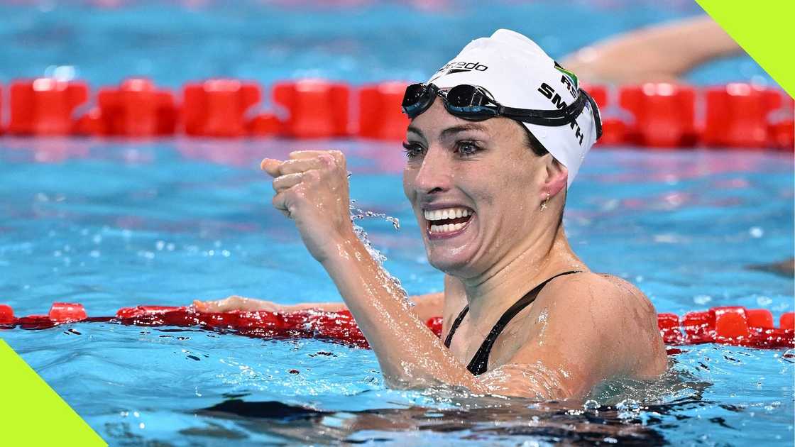 Tatjana Smith wins gold at the Paris 2024 Olympic Games. Tatjana Smith wins gold at the Paris 2024 Olympic Games.