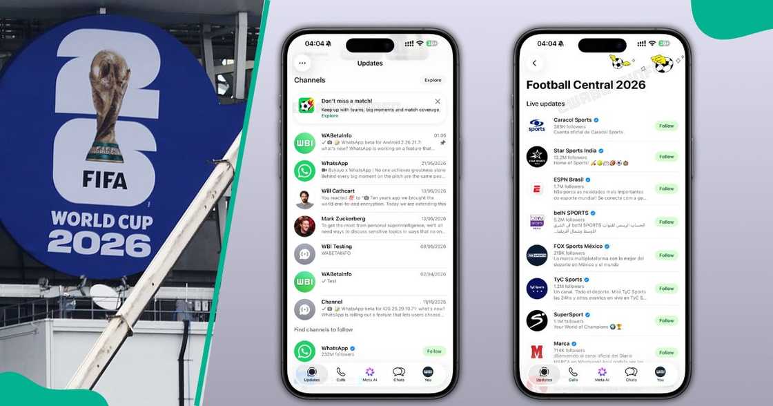 WhatsApp adds World Cup 2026 feature for hubs