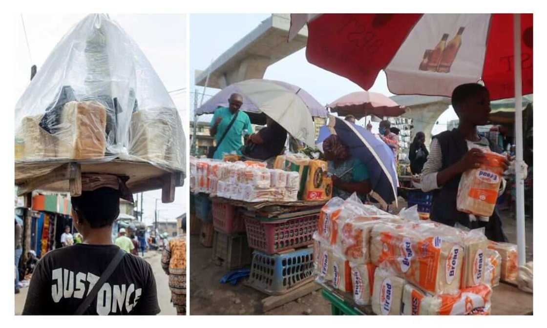 Bread seller, Bakers, workers