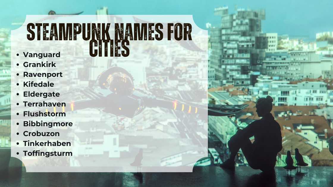 Steampunk names for cities Steampunk names for cities