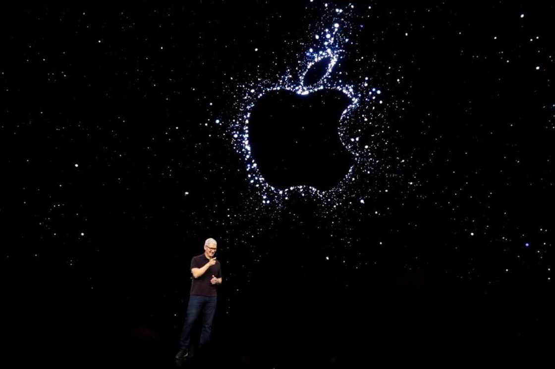 Apple chief executive Tim Cook speaks at an Apple special event in Cupertino, California, where the tech giant unveiled is new iPhone 14 Apple chief executive Tim Cook speaks at an Apple special event in Cupertino, California, where the tech giant unveiled is new iPhone 14