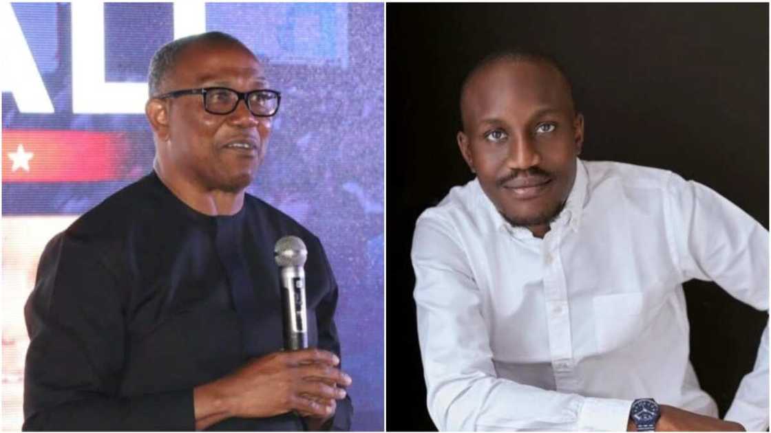 Peter Obi/Tolu Ogunlesi/APC/Labour Party/2023 Election/President Muhammadu Buhari Peter Obi/Tolu Ogunlesi/APC/Labour Party/2023 Election/President Muhammadu Buhari