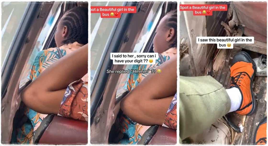 Photos of NYSC member in a bus.