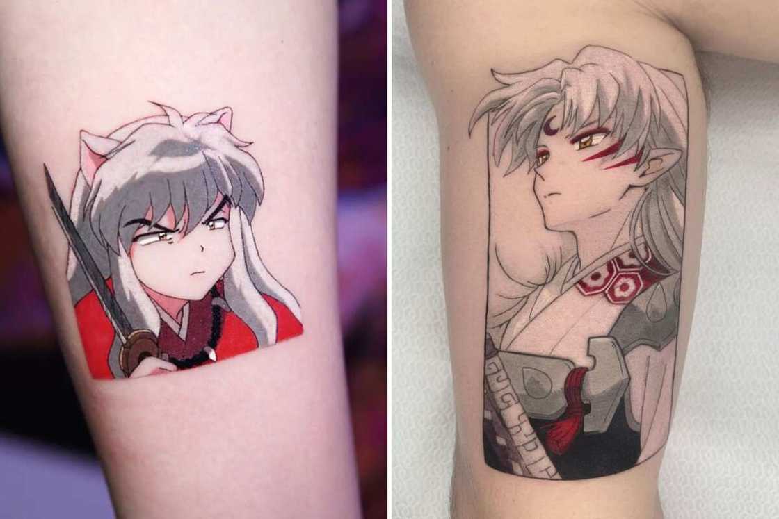 Simple anime tattoos