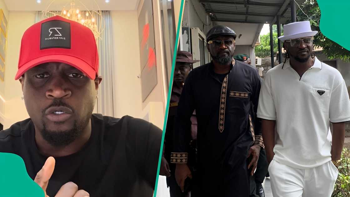 Peter Okoye reshares old video from Psquare family confrontation.