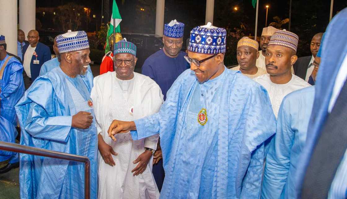 Buhari and friends Buhari and friends