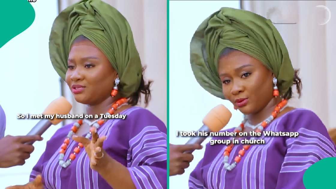 Lady shares how she met her husband. Lady shares how she met her husband.