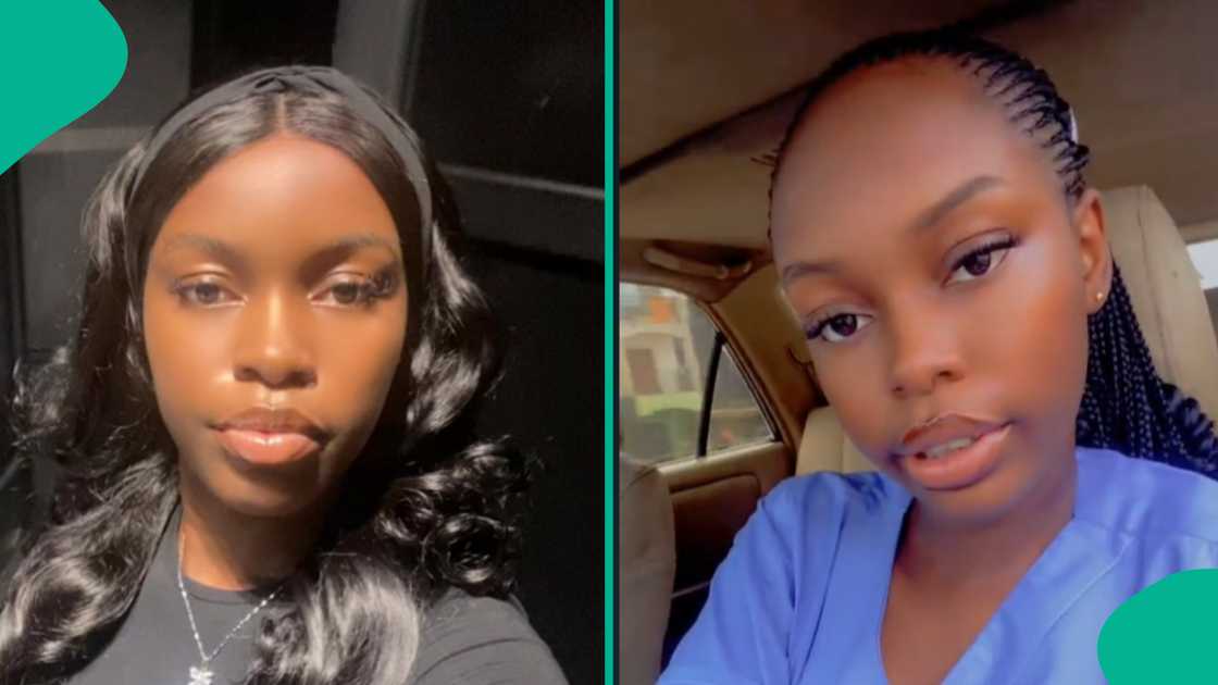 Lady working as a nurse mentions her salary. Lady working as a nurse mentions her salary.