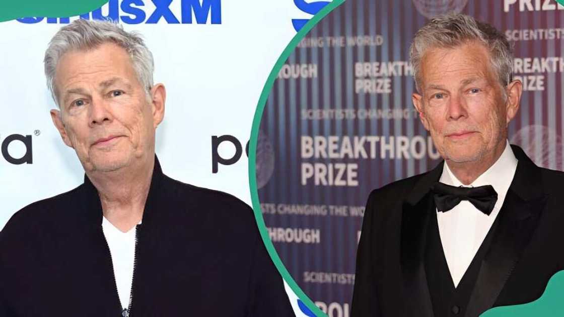 David Foster at the SiriusXM Studio (L). The producer at the Academy Museum (R) David Foster at the SiriusXM Studio (L). The producer at the Academy Museum (R)