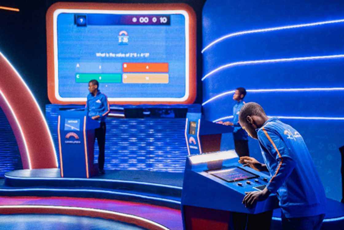 Junior Category Students during the Cowbellpedia finale. Junior Category Students during the Cowbellpedia finale.