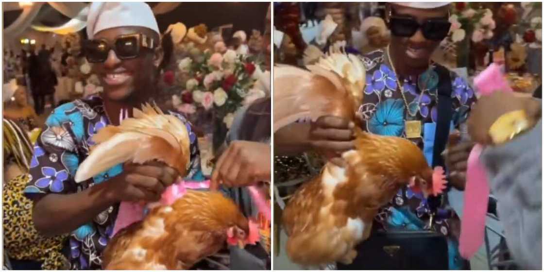 Alesh Sanni shares video as he gets souvenir Alesh Sanni shares video as he gets souvenir