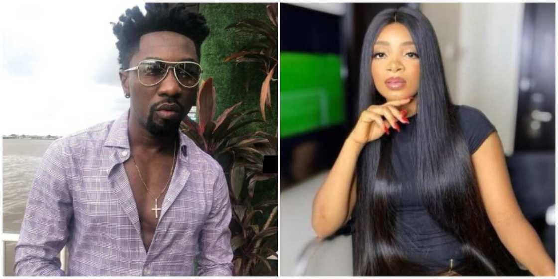 Photos of BBNaija ex-housemates, Boma and Queen. Photos of BBNaija ex-housemates, Boma and Queen.