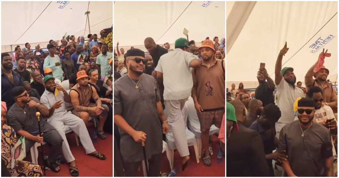 Davido makes public appearance after Ifeanyi's death. Davido makes public appearance after Ifeanyi's death.