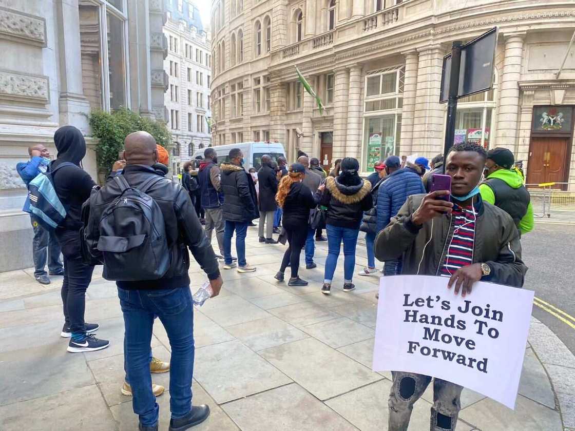 EndSARS: Nigerians in London condemn violence during protests EndSARS: Nigerians in London condemn violence during protests