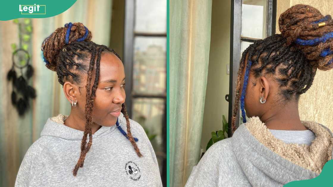Bun faux locs Bun faux locs