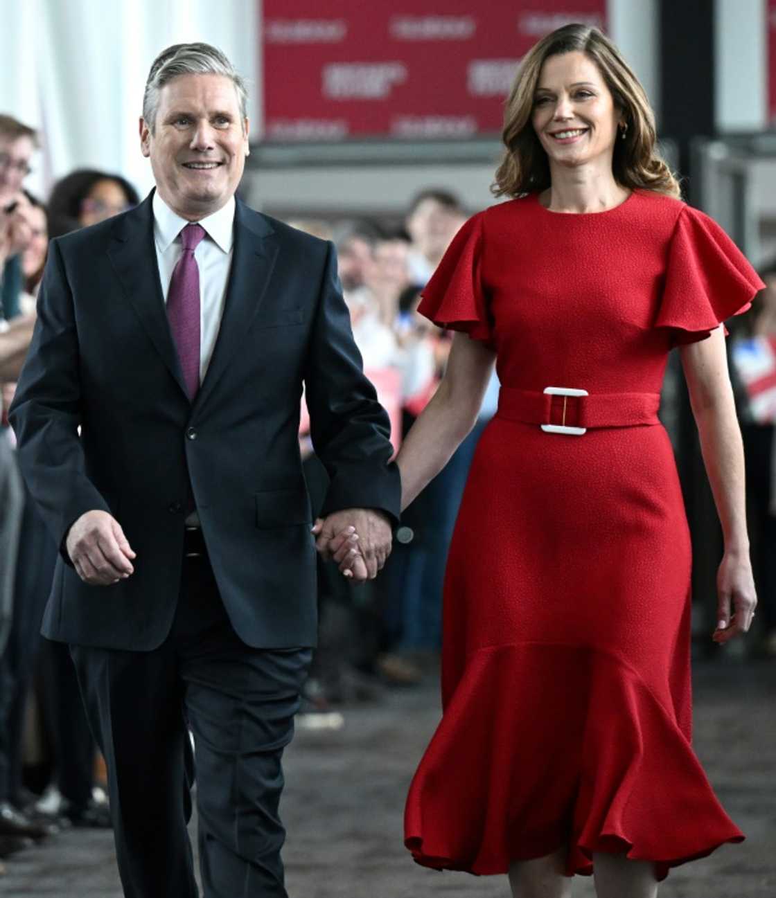 Victoria Starmer wore one of Lee's creations at last year's Labour party conference Victoria Starmer wore one of Lee's creations at last year's Labour party conference