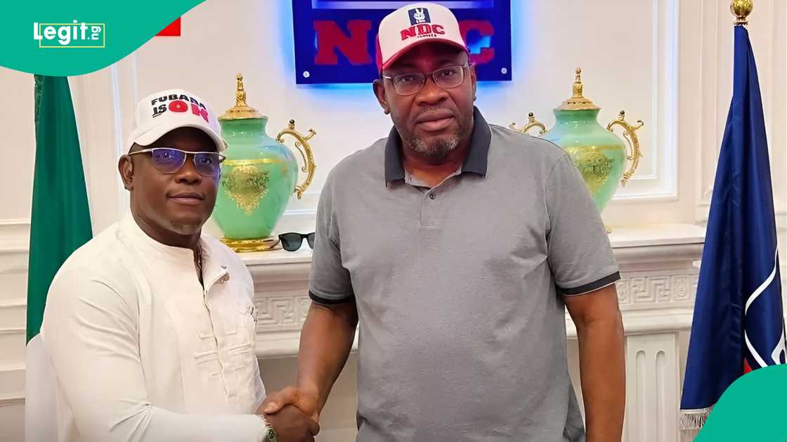 Blessing Fubara, elder brother of Rivers state Governor Siminalayi Fubara, announcing his 2027 governorship bid in Rivers State under the NDC.