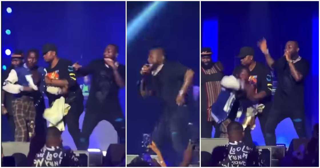 Rick Ross in Lagos: Davido’s bodyguard, fan