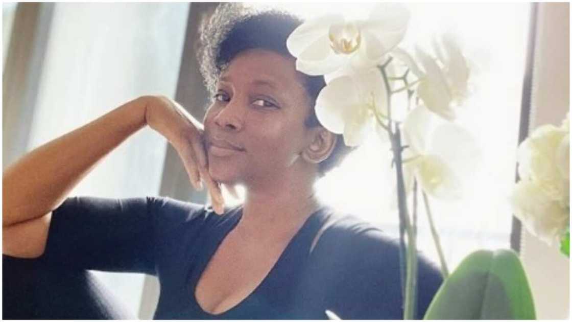 Actress Genevieve Nnaji hangs out with bestie Oluchi.