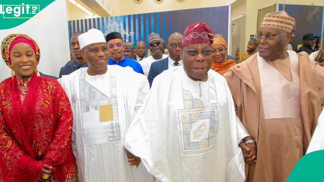 Top Nigerian politicians, including Olusegun Oasanjo, Atiku Abubakar and Peter Obi, gather in Abuja Top Nigerian politicians, including Olusegun Oasanjo, Atiku Abubakar and Peter Obi, gather in Abuja
