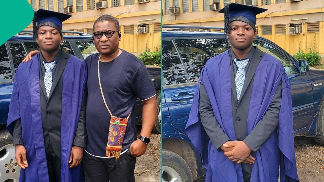 A Nigerian activist celebrated his son for gaining admission into University of Ibadan A Nigerian activist celebrated his son for gaining admission into University of Ibadan