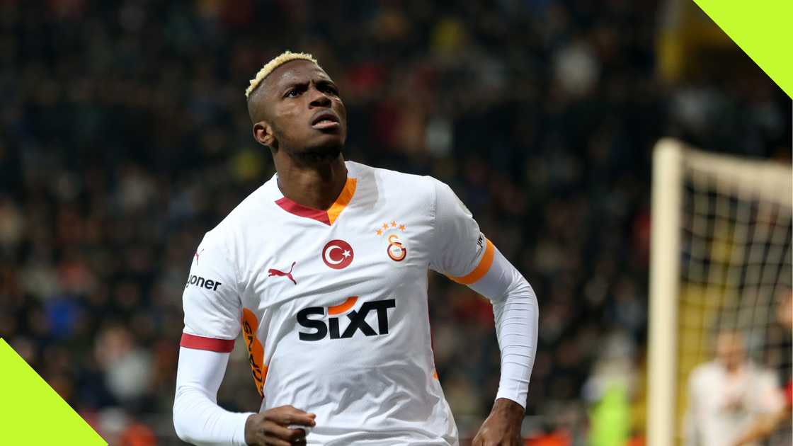 Victor Osimhen in action for Galatsaray against Kayserispor