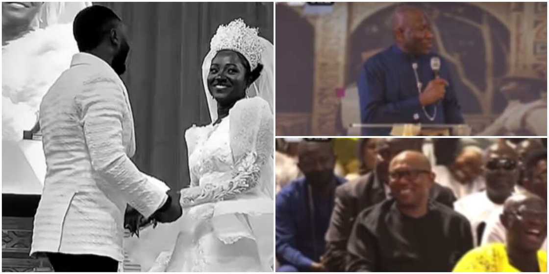 Jonathan, Obi at Enenche's daughter's wedding. Jonathan, Obi at Enenche's daughter's wedding.