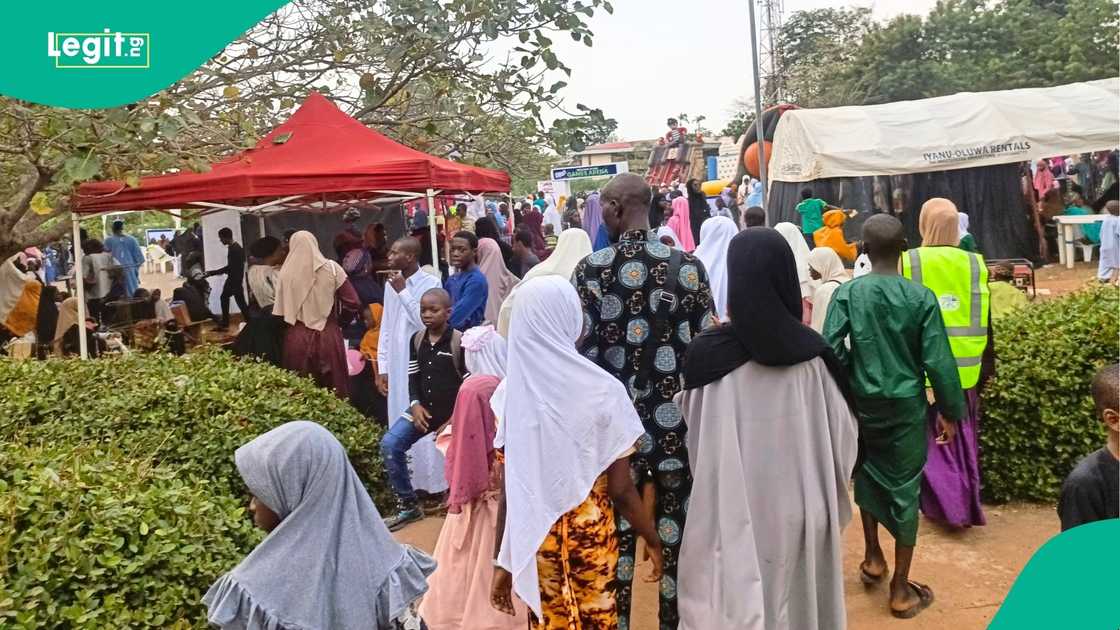 Crowd of Muslims enjoying games and activities at 2026 Ibadan Eidfest. Crowd of Muslims enjoying games and activities at 2026 Ibadan Eidfest.