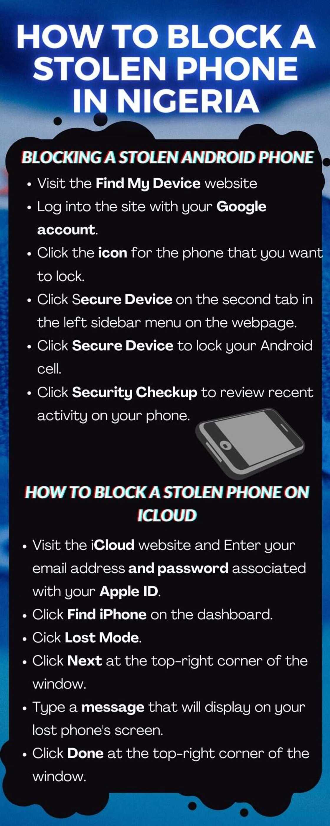 How to block a stolen phone in Nigeria How to block a stolen phone in Nigeria