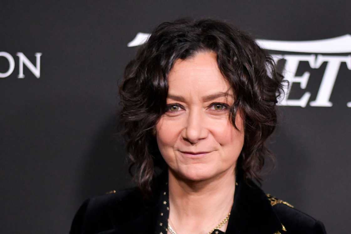 Sara Gilbert at Wiltern Theatre in Los Angeles, California