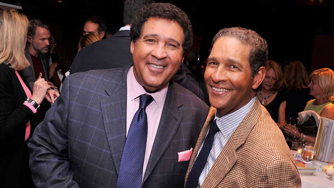 Greg Gumbel and Bryant Gumbel in New York City. Greg Gumbel and Bryant Gumbel in New York City.