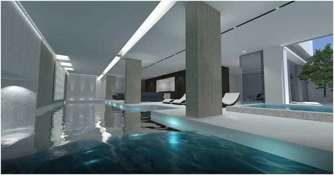 Hotunan katafaren sabon gidan Aubameyang da ya mallaka a birnin London Hotunan katafaren sabon gidan Aubameyang da ya mallaka a birnin London