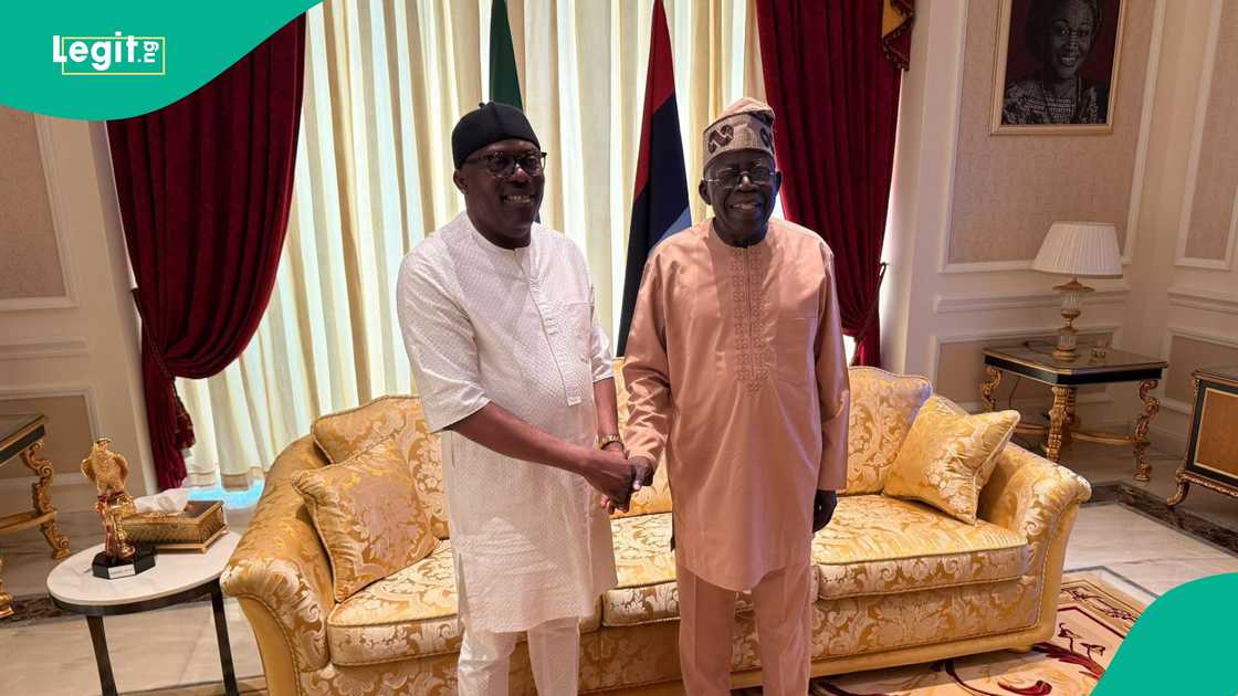 Suspended Governor Siminalayi Fubara of Rivers state visits visited President Bola Tinubu at his Bourdillon residence in Lagos amid rift with Nyesom Wike. Suspended Governor Siminalayi Fubara of Rivers state visits visited President Bola Tinubu at his Bourdillon residence in Lagos amid rift with Nyesom Wike.