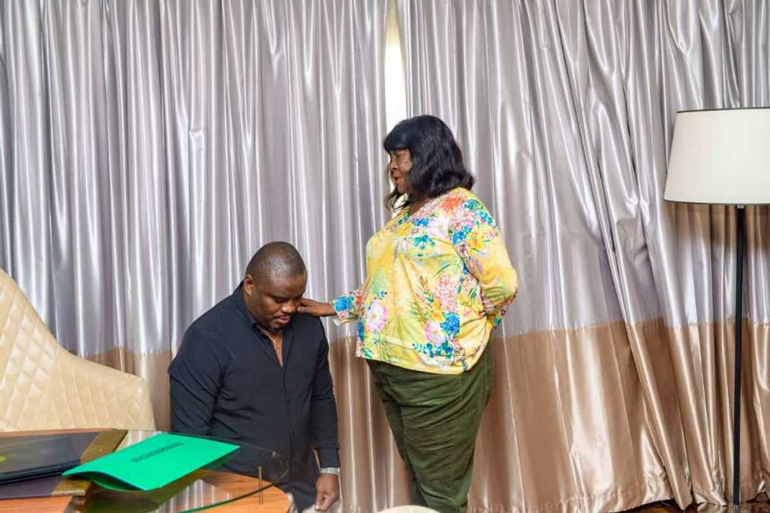 Mum and Mayor Lucky Igbokwe Mum and Mayor Lucky Igbokwe