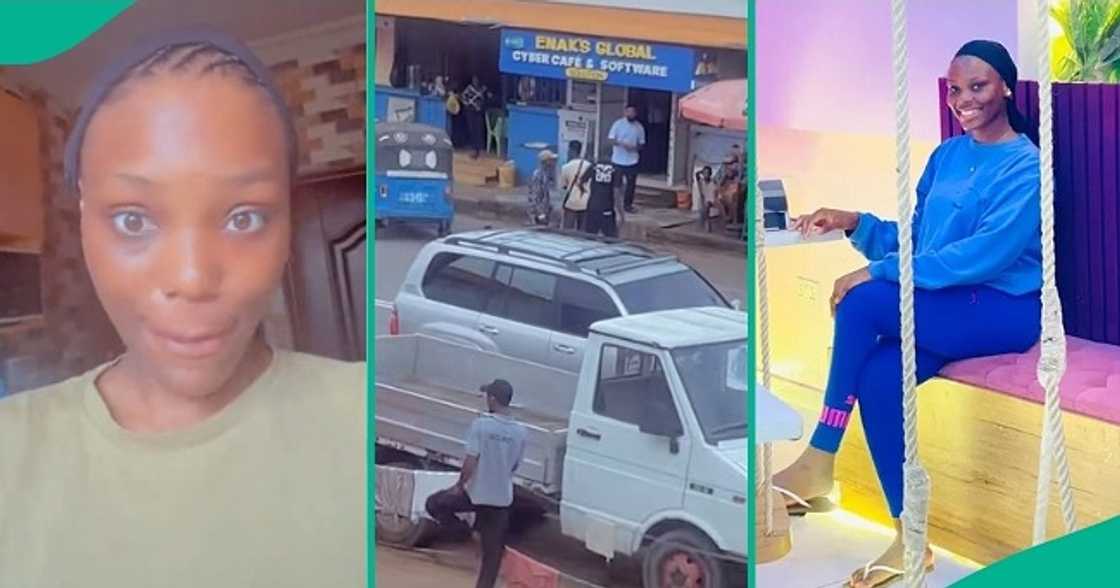 Lady reacts after seeing a popular Nigerian celebrity for the first time. Lady reacts after seeing a popular Nigerian celebrity for the first time.