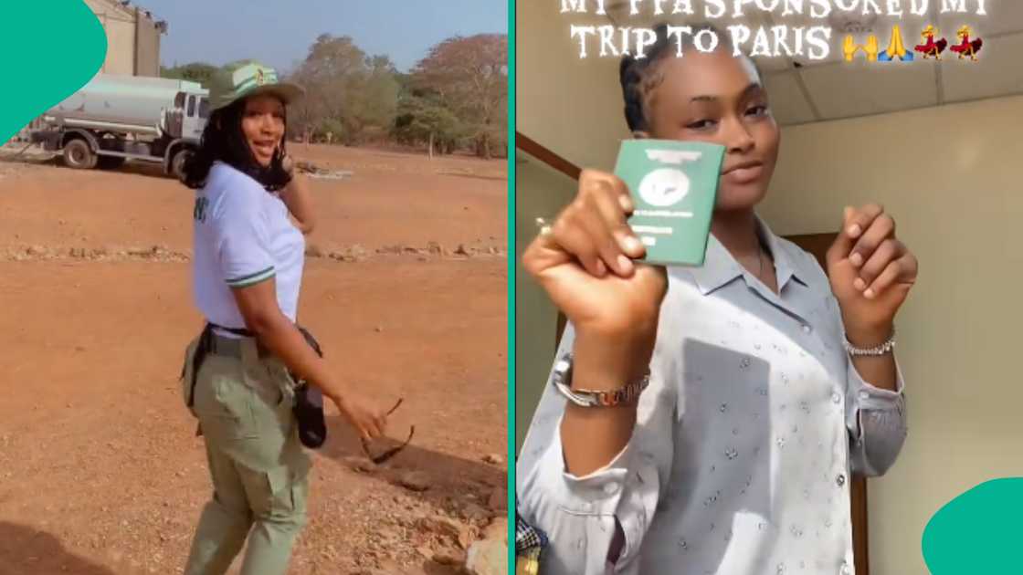 Lady shares her joy as she is set to travel abroad. Lady shares her joy as she is set to travel abroad.