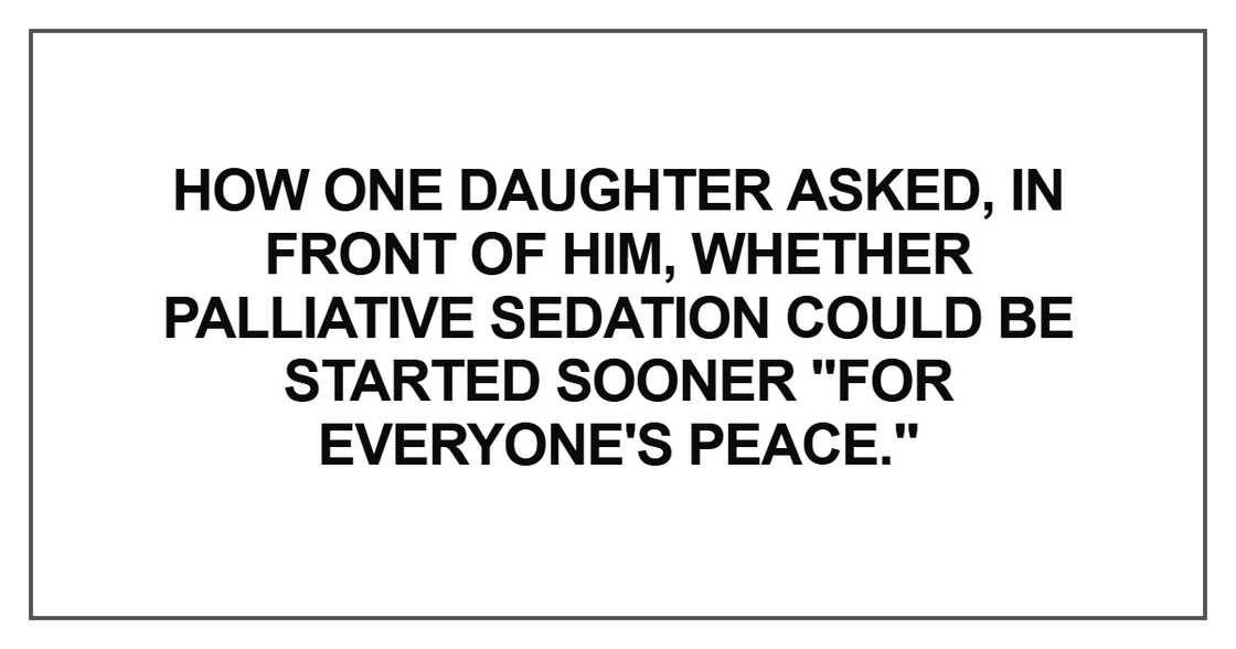 How one daughter asked How one daughter asked